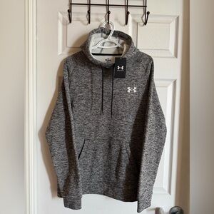 NWT Under Armour Men's Armour Fleece Twist Hoodie - Gray